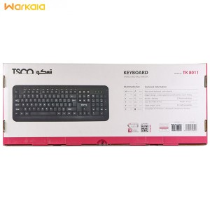 کیبورد با سیم تسکو TSCO TK 8011 Wired Keyboard