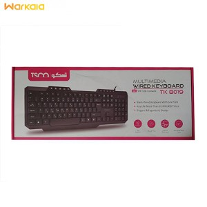 کیبورد با سیم تسکو TSCO TK 8019 Wired Keyboard