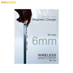 شارژر مگنتی آیفون سری 12 گرین Green iPhone 12 Series Wireless Magnetic Charger 15W