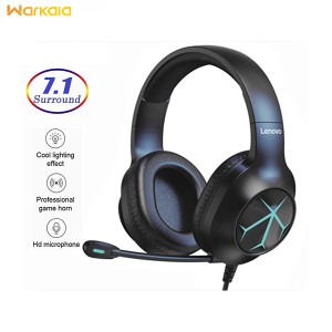 هدفون گیمینگ سیمی یواس‌بی لنوو Lenovo G60B Gaming Headset Wired USB