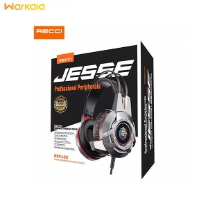 هدفون سیمی گیمینگ با جک 3.5 میلی‌متری رسی Recci REP-L22 3.5mm gaming earphones headphone