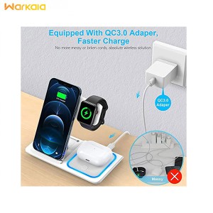 شارژر بی سیم رومیزی 15 وات رسی Recci RCW-15 Magnetic Wireless Charger