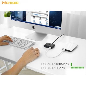 هاب یو اس بی 4 پورت یک متر یوگرین Ugreen CR113 20291 USB 3.0 HUB 4 port