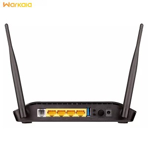 روتر و مودم وایرلس رومیزی + ADSL2 دی لینک D-Link DSL-2750U N300 Adsl2 Plus