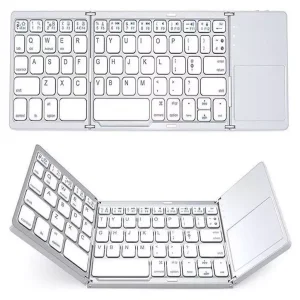 کیبورد بلوتوث تاشو با تاچ پد Foldable Bluetooth Keyboard With Touch Pad B033