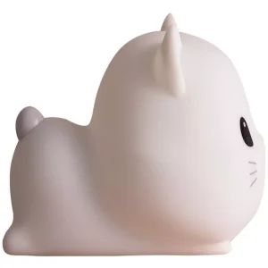 چراغ خواب فانتزی رومیزی قابل شارژ Silica gel night light cute cat