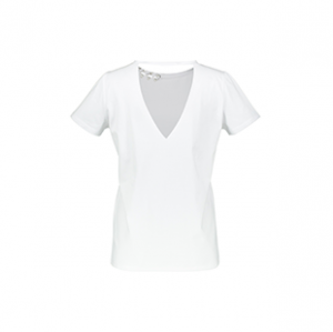تی شرت نخی یقه گرد زنانه – ژان لوییس فرانسوا – سفید