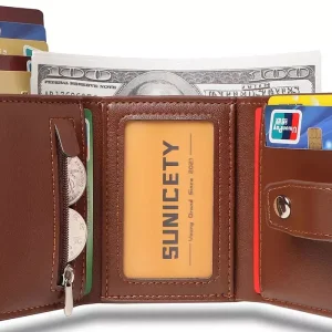 کیف پول مردانه سانی ستی SUNICETI RFID anti-theft men&#39;s leather wallet S3039