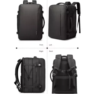 کوله لپ تاپ 15.6 اینچ مسافرتی ضد آب طرح چمدان بنج BANGE BG-1909 Small 35L Backpack Waterproof Traveling Computer Bag