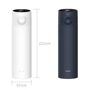 فلاسک هوشمند 480 میلی لیتری شیائومی دارای نمایشگر دما Xiaomi QUANGE Intelligent Thermos Mug With Pop Lid SJ080602 BW401