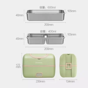 جعبه ناهار آشپزی برقی هوشمند شیائومی Xiaomi LIVEN FH-18 Electric Lunch Box