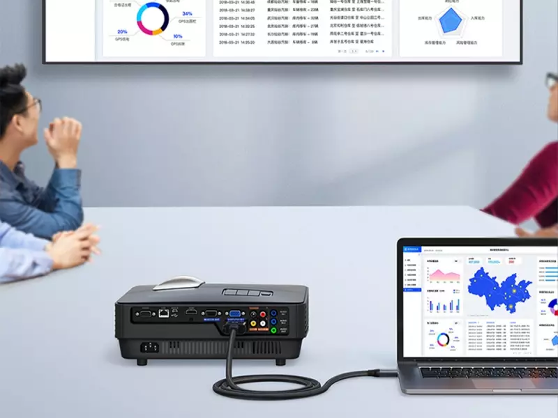 مبدل اچ دی ام آی به وی جی ای مک دودو Mcdodo CA-777 HDMI to VGA Convertor Cable 2M