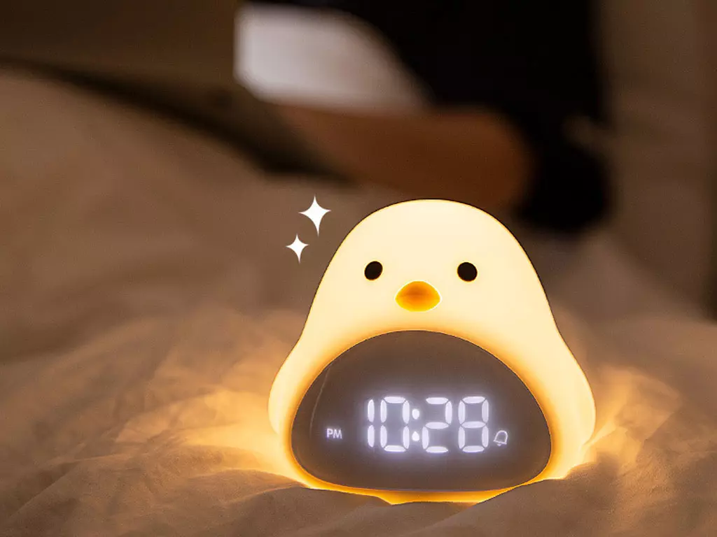 چراغ خواب و ساعت دیجیتال فانتزی رومیزی Timebird alarm clock digital display