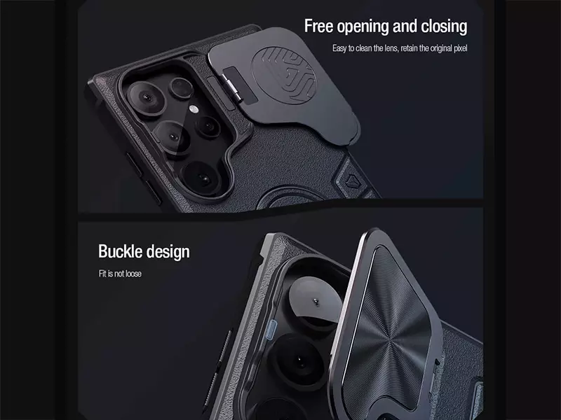 قاب محافظ سامسونگ اس 24 اولترا نیلکین Nillkin CamShield Armor Prop camera protective case Samsung Galaxy S24 Ultra