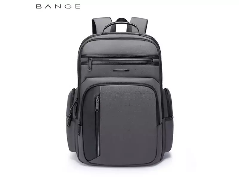 کوله پشتی ضد آب یو اس بی دار بنج مناسب تبلت و لپ تاپ تا 15.6 اینچ Bange BG-2602 Men Impaled Leather Waterproof Backpack with USB Port