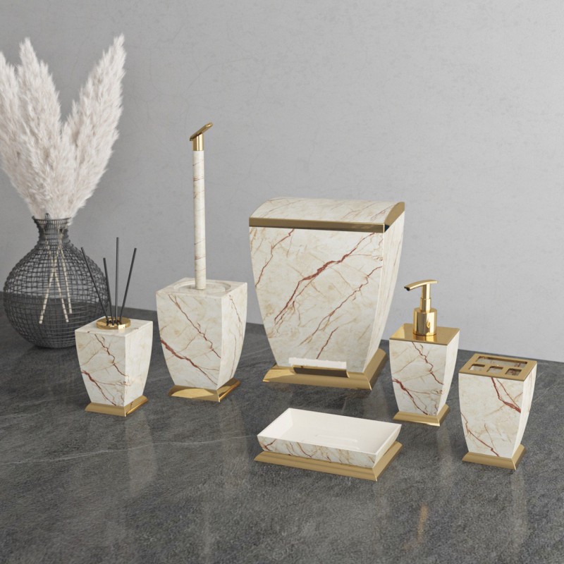 ست بهداشتی پدالی آوا کرم طلایی