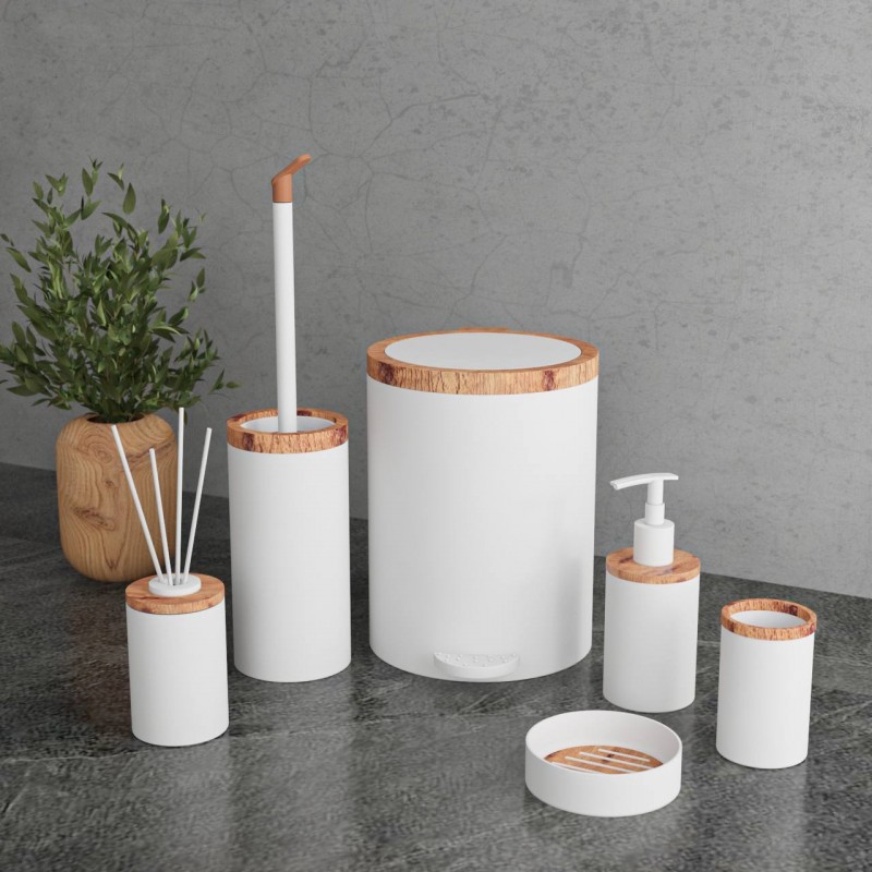 ست بهداشتی طرح چوب سفیدروشا