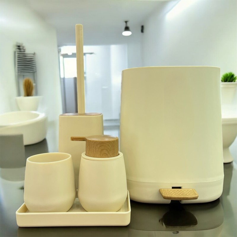 ست بهداشتی طرح چوب