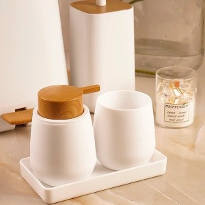 ست بهداشتی طرح چوب