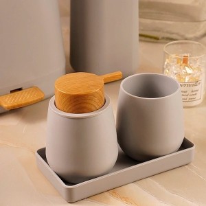 ست بهداشتی طرح چوب