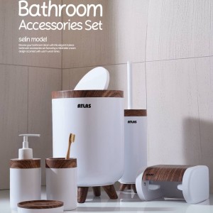 ست سرویس بهداشتی طرح چوب