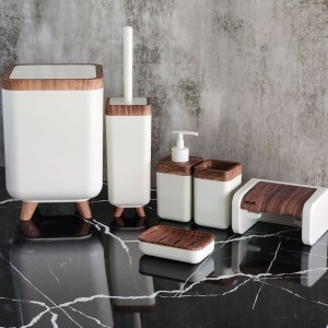 ست سرویس بهداشتی طرح چوب