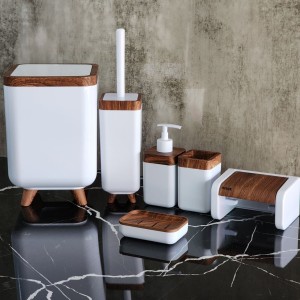 ست سرویس بهداشتی طرح چوب