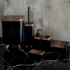 ست سرویس بهداشتی طرح چوب