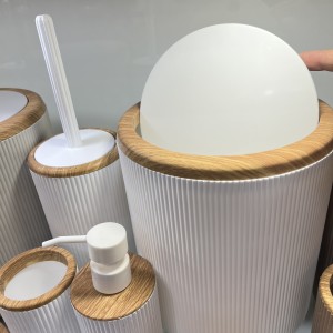 ست سرویس بهداشتی طرح چوب