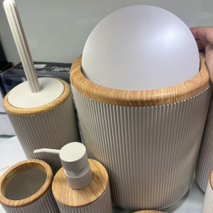 ست سرویس بهداشتی طرح چوب