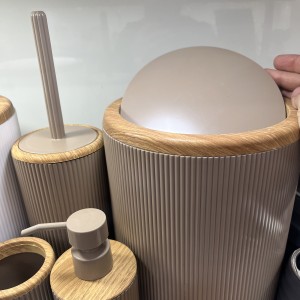 ست سرویس بهداشتی طرح چوب