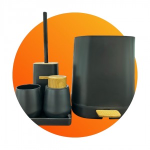 ست بهداشتی طرح چوب