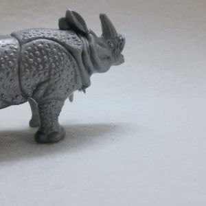 عروسک  پلاستیکی کرگدن (Rhinocerotidae) سایز کوچک