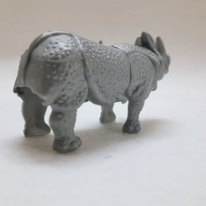 عروسک  پلاستیکی کرگدن (Rhinocerotidae) سایز کوچک