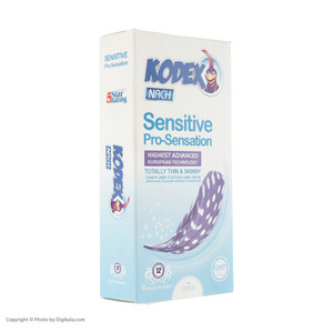 کاندوم کدکس مدل Sensitive Pro-Sensation بسته 12 عددی