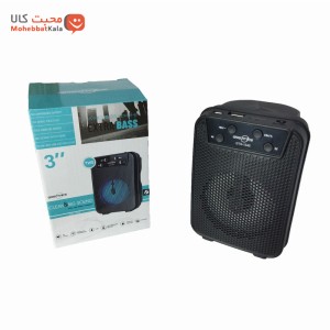 مینی اسپیکر بلوتوث Great Nice مدل GTS-1345 شارژی و قابل حمل با رقص نور