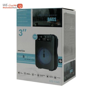 مینی اسپیکر بلوتوث Great Nice مدل GTS-1345 شارژی و قابل حمل با رقص نور