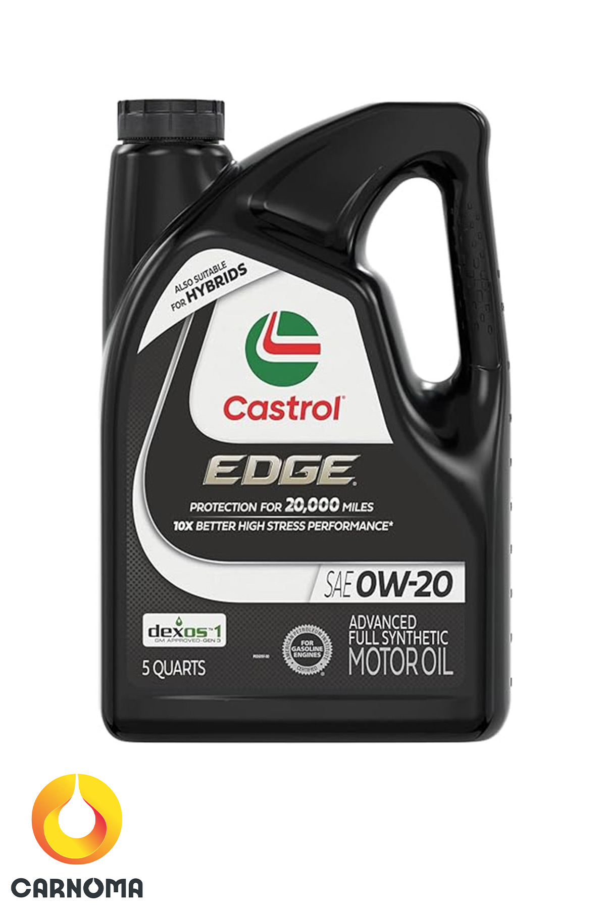 روغن موتور کاسترول 0w-20 EDGE مشکی حجم 4.73 لیتر