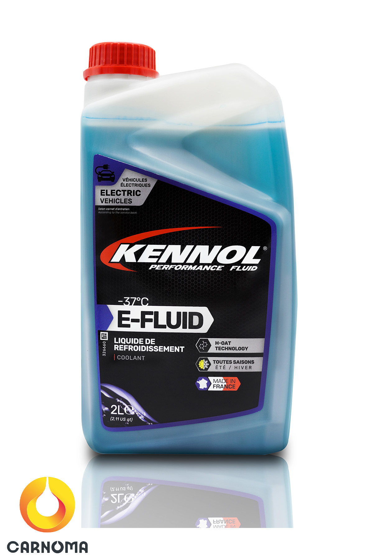 ضدیخ/کولانت آبی E-FLUID کنول حجم 2 لیتر
