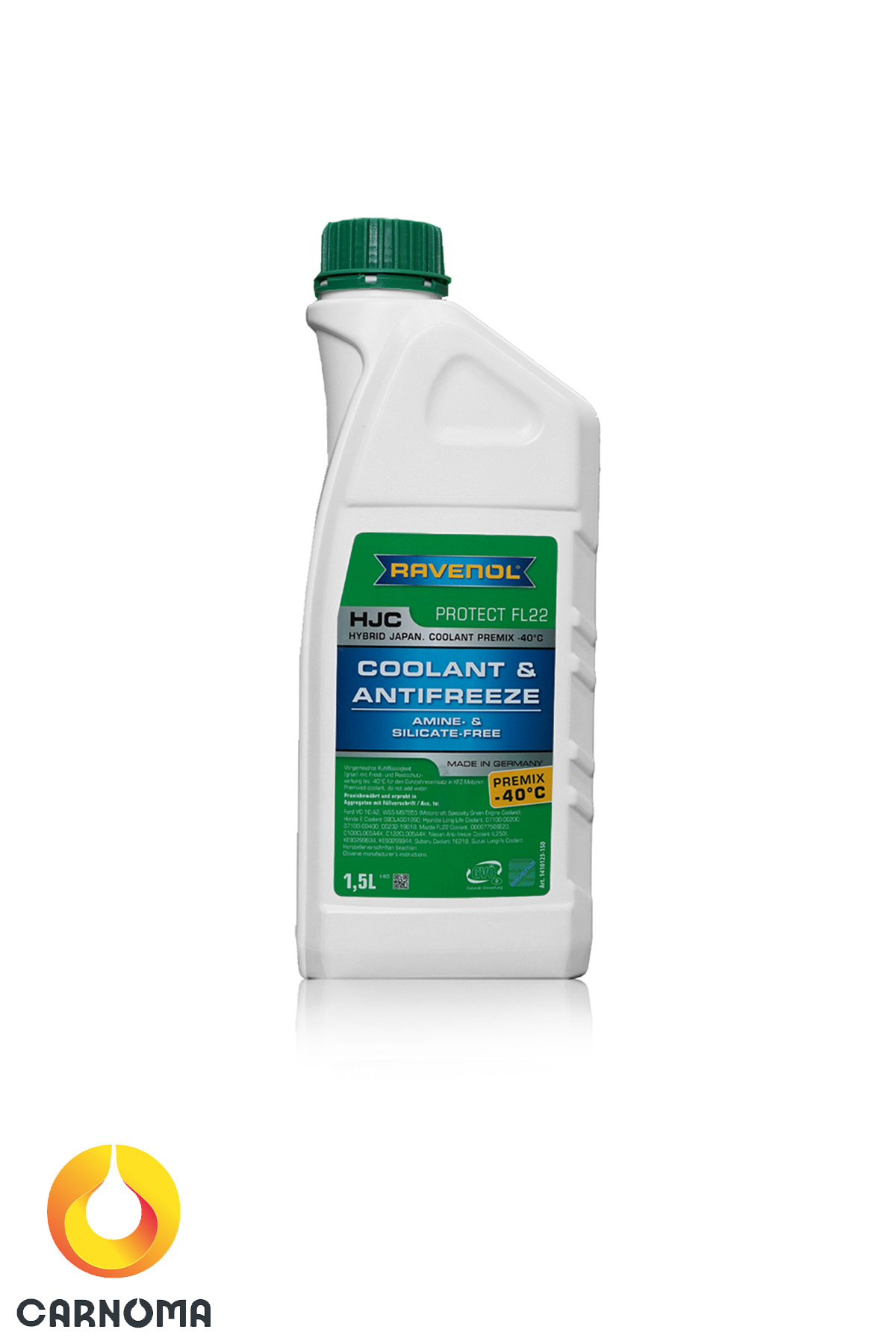 ضدیخ و ضد جوش راونول HJC CONCENTRATE حجم 1.5 لیتر
