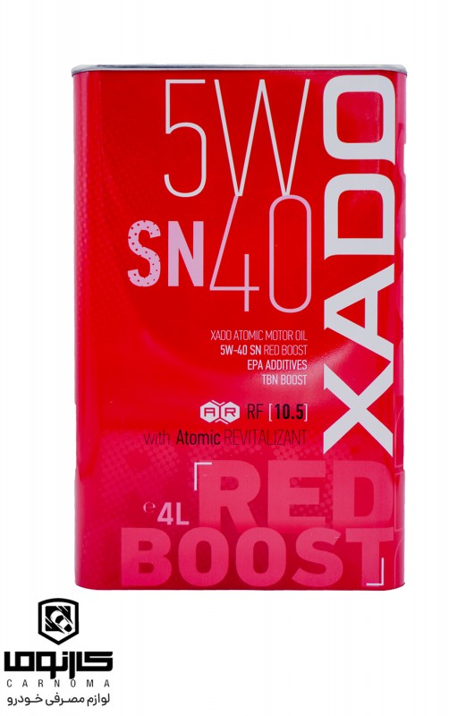 روغن موتور زادو 5w-40 Red Boost حجم چهار ليتر