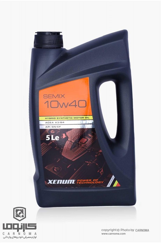 روغن موتور زنوم 10w-40 Semix حجم 5 لیتر