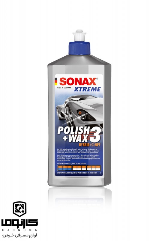 پولیش و واکس سری اکستریم هایبرید نت3 سوناکس حجم 500 میلی ( Polish + Wax 3 )