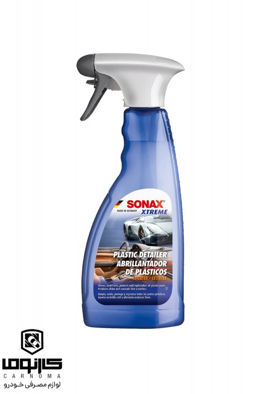 اسپری محافظ قطعات پلاستیکی داخل و خارج اتومبیل سوناکس حجم 500 میلی( Plastic Detailer )