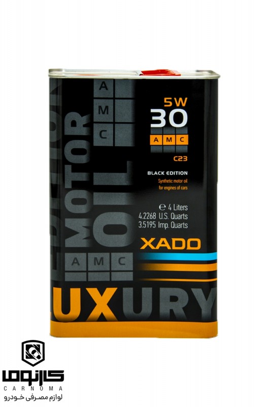 روغن موتور XADO 5W-30 AMC مشکی حجم 4 لیتر