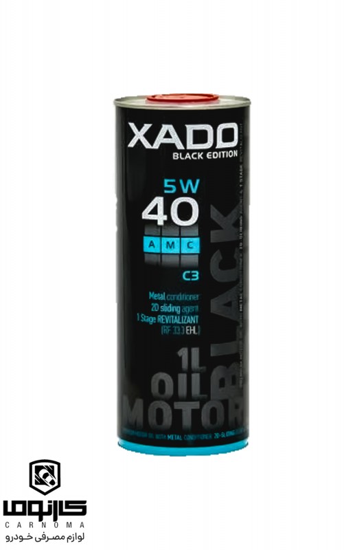 روغن موتور XADO 5W-40 AMC C3 مشکی حجم 1 لیتری