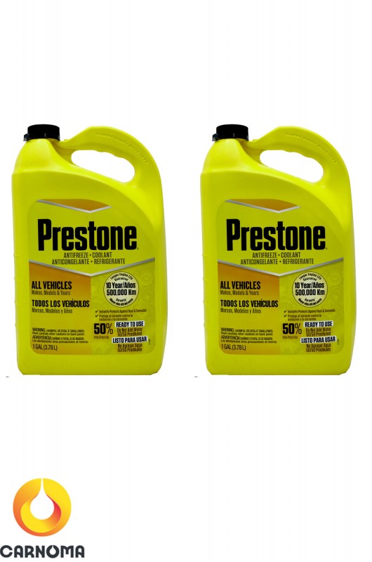 پکیج  2 عددی کولانت مولتی پریستون (50 درصد ) حجم 3.78 لیتر