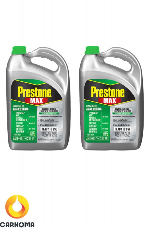 پکیج  2 عددی کولانت پریستون سبز مکس حجم 3.78 لیتر