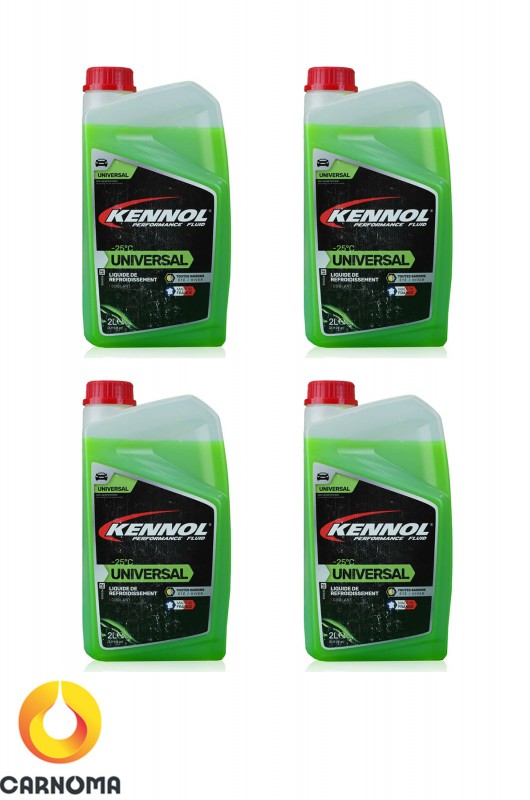 پکیج  4 عددی کولانت سبز کنول 2 لیتری