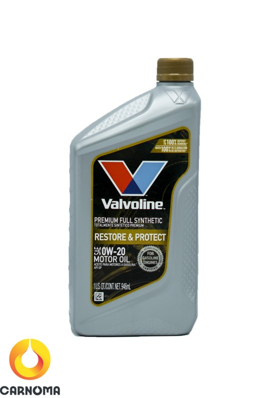 روغن موتور ولولین 0w-20 Restore & Protect حجم 946 میلی لیتر